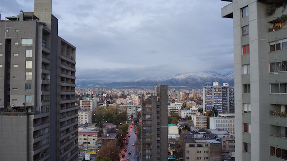 Santiago doing its thing
